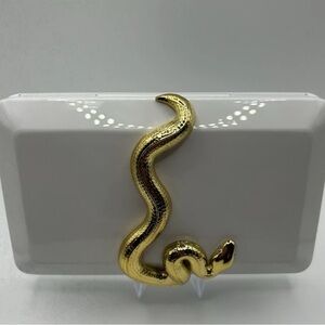 Elegant Gold Snake Clutch